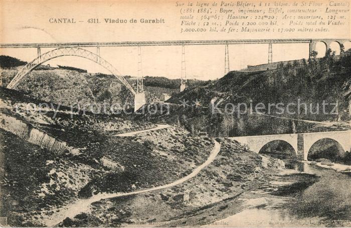 Garabit Viaduc Construction Eiffel Viaduc de Garabit