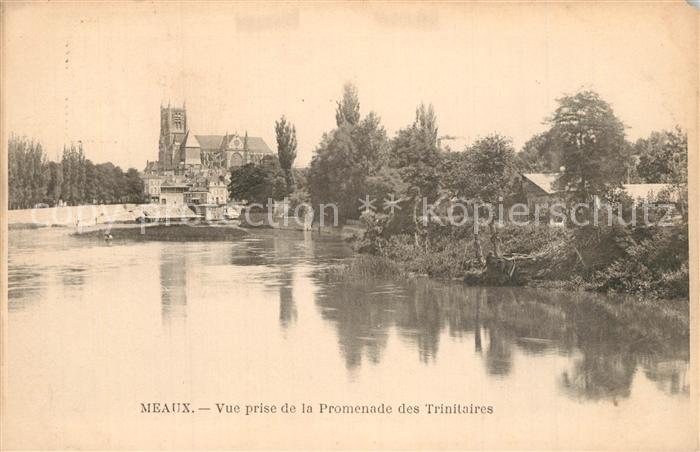 Meaux Seine et Marne Vue prise de la Promenade des Trinitair