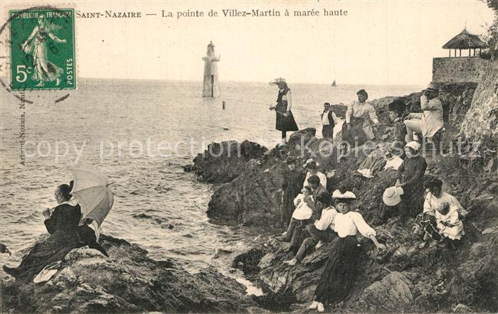 Saint-Nazaire Gard La pointe de Villez Martin a maree haute