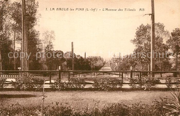 La Baule-les-Pins Avenue des Tilleuls