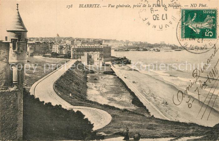 Biarritz Pyrenees Atlantiques Vue generale prise de la Villa de Noailles