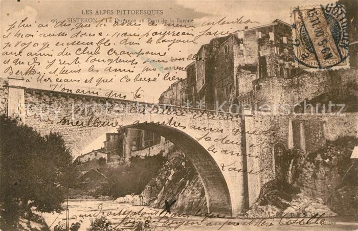 Sisteron La Durance au Pont de la Baume