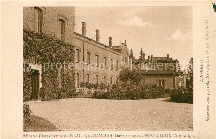 Marlieux Abbaye Cistercienne de ND des Dombes Hotellerie