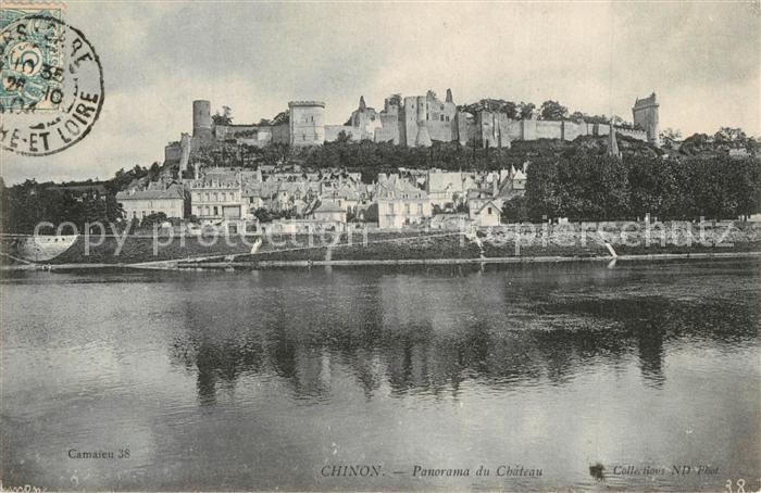 Chinon Indre et Loire Panorama du Chateau