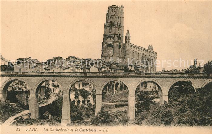 Albi Tarn La Cathedrale et le Castelviel