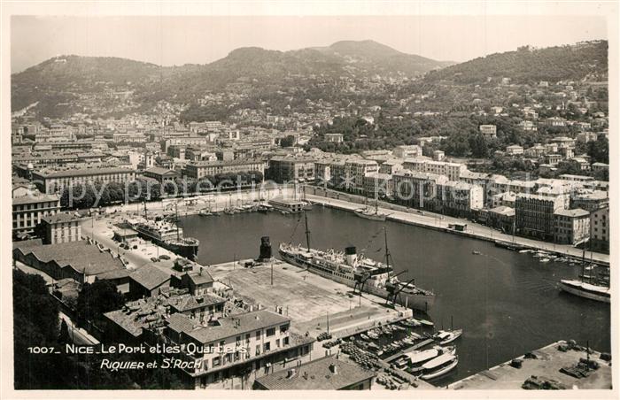 Nice Alpes Maritimes Le Port et les quartiers Riquier et Saint Roch