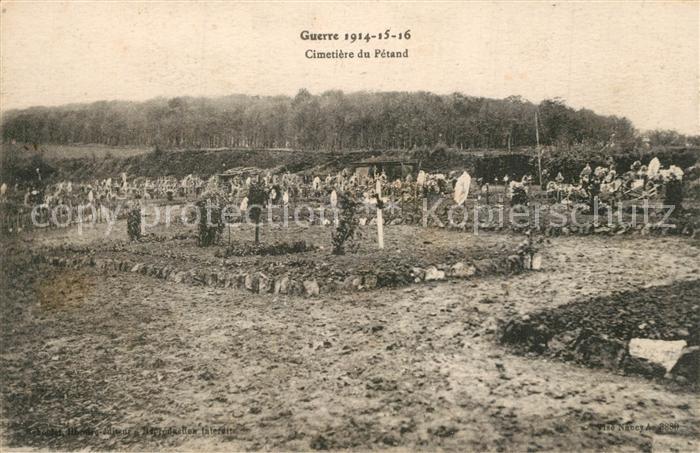 Pont-a-Mousson Guerre 1914-16 Cimetiere du Petand