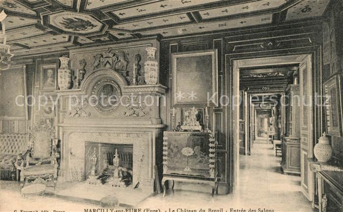 Marcilly-la-Campagne Le Chateau du Breuil Entree des Salons