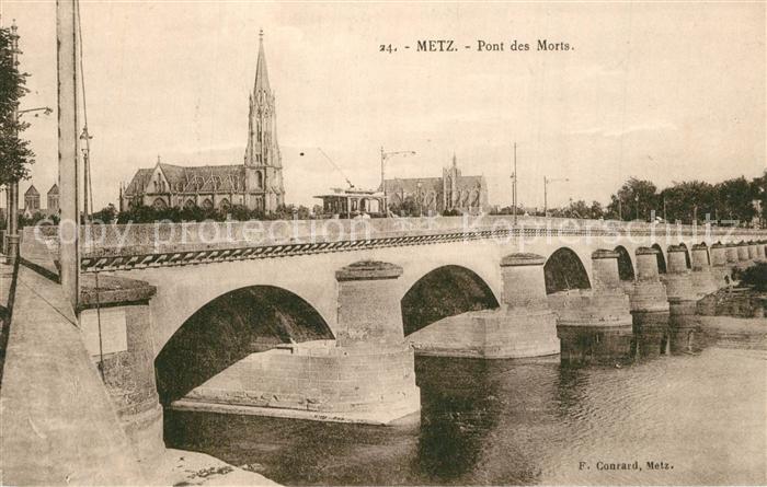 Metz  57 Moselle Pont des Morts