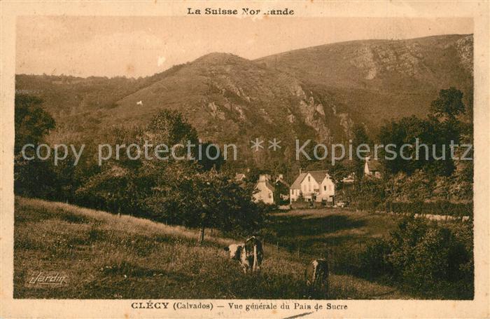 Clecy Vue generale du Pais de Sucre