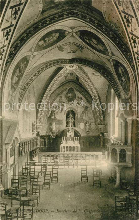 Rocamadour Interieur de la Crypte