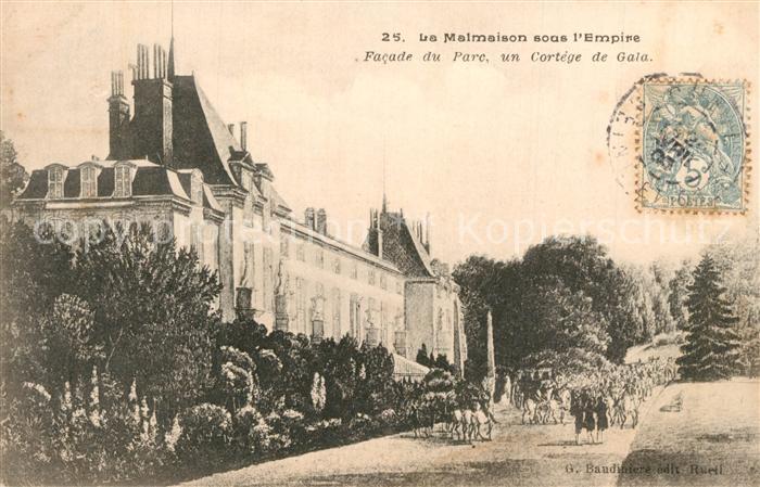 La Malmaison Facade du Parc un Cortege de Gala