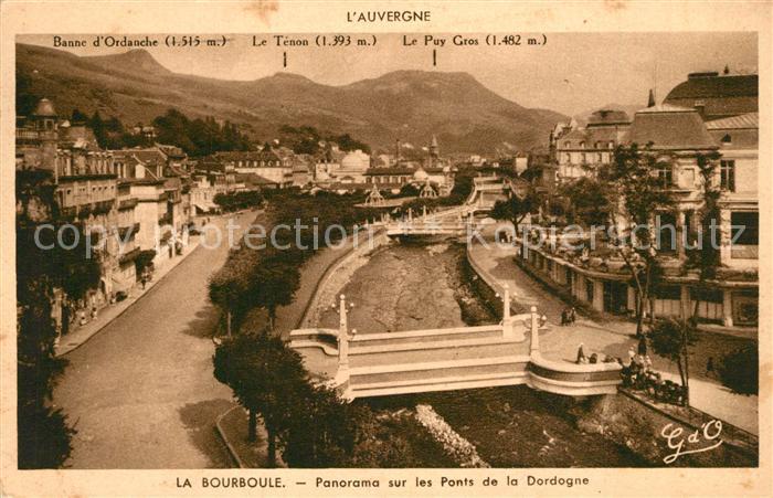 La Bourboule Panorama sur les Ponts de la Dordogne