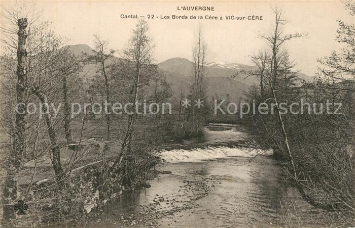 Vic-sur-Cere Cantal Le Bords de la Cere
