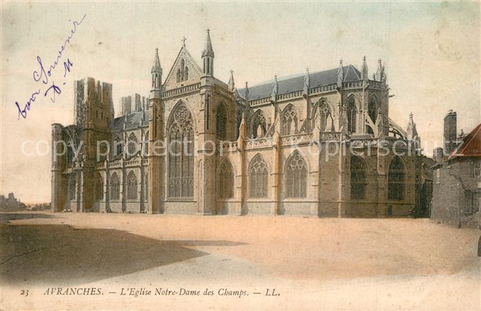 Avranches Eglise Notre Dame des Champs