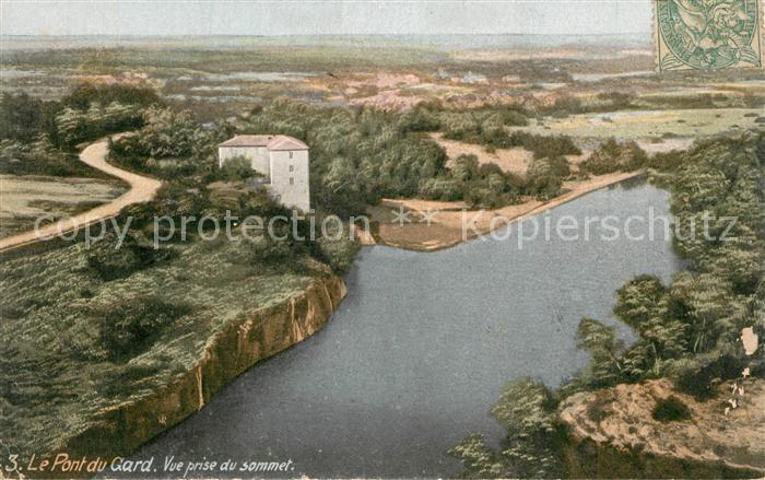 Pont-du-Gard Vue prise du sommet