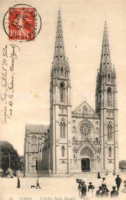 Nimes Eglise Saint Baudile