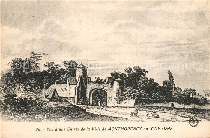 Montmorency Vue d’une Entree de la Ville
