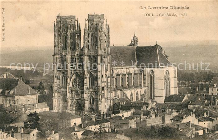 Toul 54 Cathedrale profil
