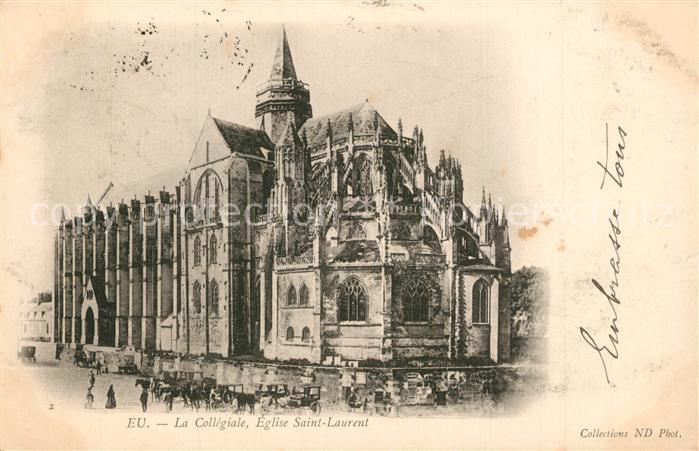 Eu 76 La Collegiale Eglise Saint Laurent