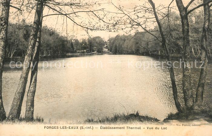 Forges-les-Eaux Etablissement Thermal Vue du Lac