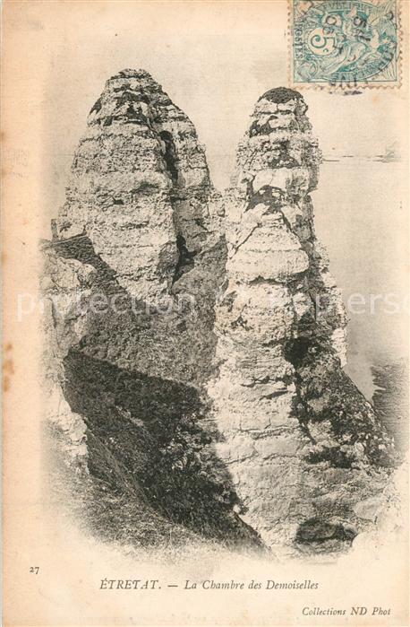 Etretat la Chambre des Demoiselles