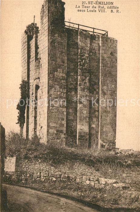 Saint-Emilion La Tour du Roi edifiee sous Louis VIII