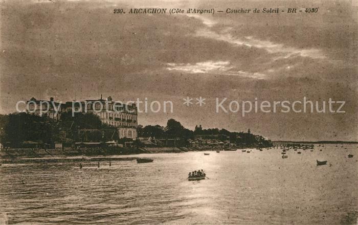 Arcachon Gironde Coucher de Soleil