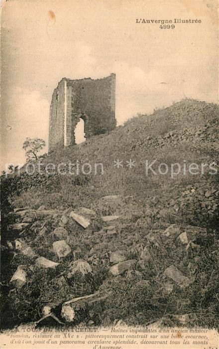 Auvergne Region Tour de Montcelet