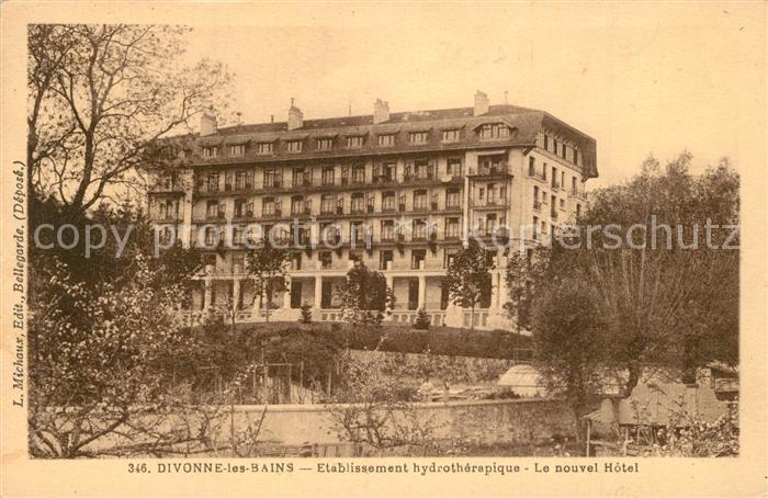 Divonne-les-Bains Etablissement hydrotherapique Le nouvel Hotel