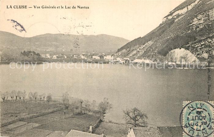La Cluse Vue generale et le Lac de Nantua