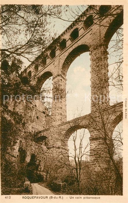 Roquefavour Un coin pittoresque