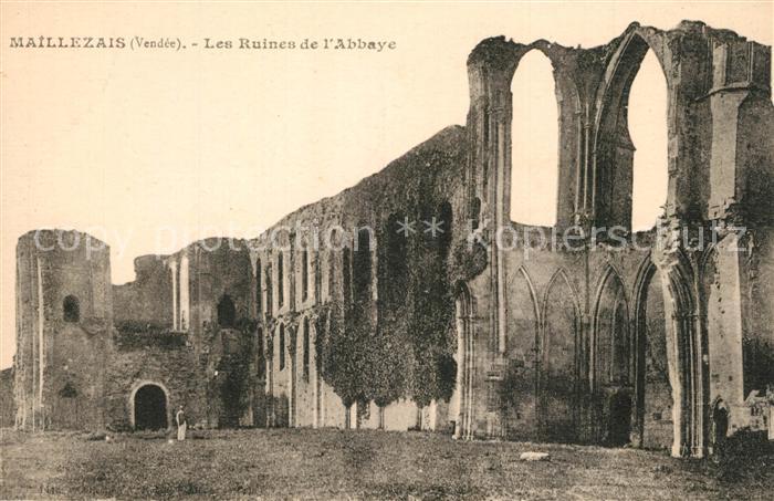 Maillezais Les Ruines de l'Abbaye