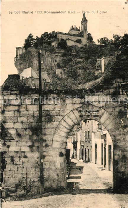 Rocamadour Porte du Figuier