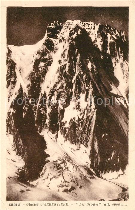 Argentiere Haute-Savoie Glacier Les Droites