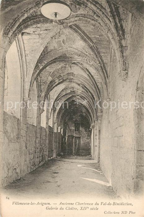Villeneuve-les-Avignon Ancienne Chartreuse du Val de Benediction Galerie du Cloi