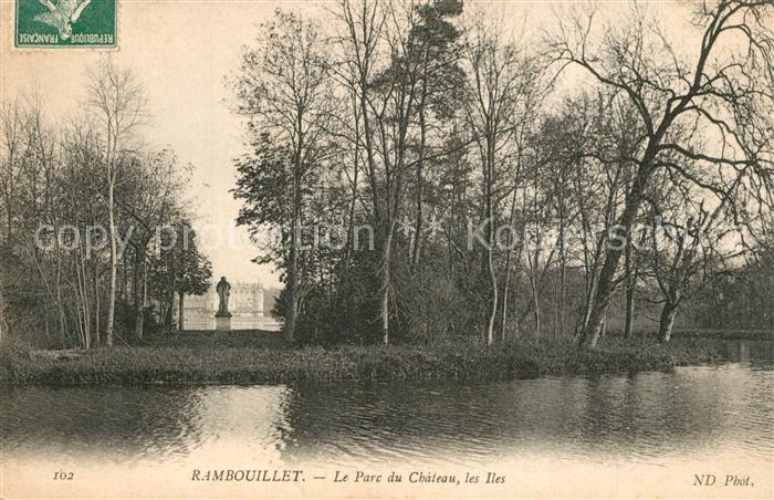 Rambouillet Le Parc du Chateau les Iles