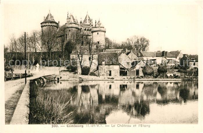 Combourg Le Chateau et l'Etang