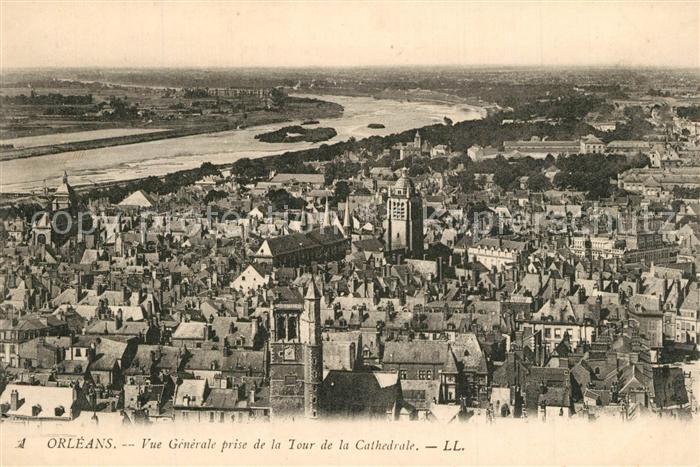 Orleans Loiret Vue generale prise de la Tour de la Cathedrale
