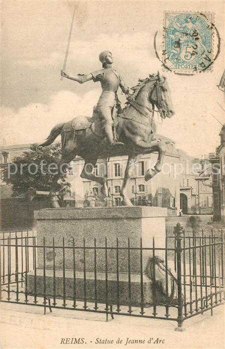 Reims Champagne Ardenne Statue de Jeanne d Arc