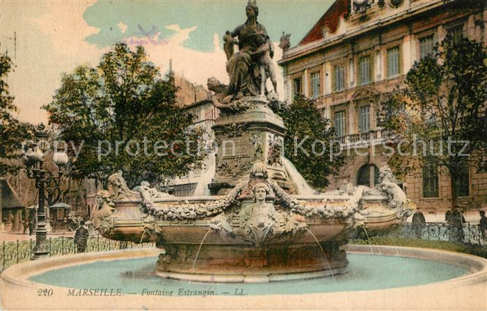 Marseille Bouches-du-Rhone Fontaine Estrangin