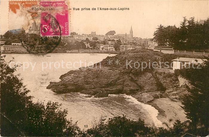 Pornic Vue prise de l’Anse-aux Lapins
