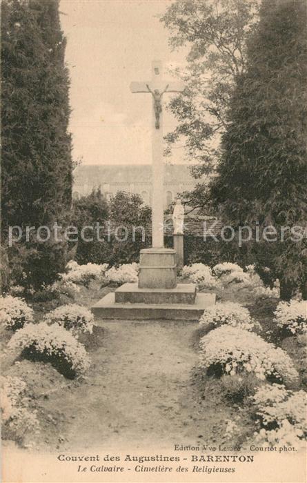 Barenton Couvent de Augustines Le Calvaire Cimetiere des Religieuses