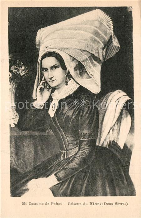 Niort 79 Costume de Poitou Grisette du Niort
