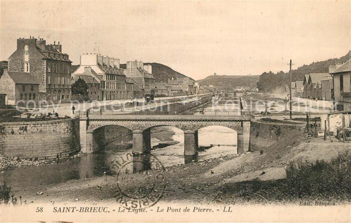 Saint-Brieuc Cotes-d Armor Le Légué Pont de Pierre