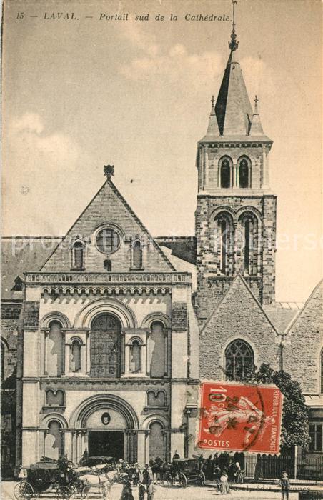 Laval Mayenne Portail sud de la Cathedrale de la Sainte Trinité