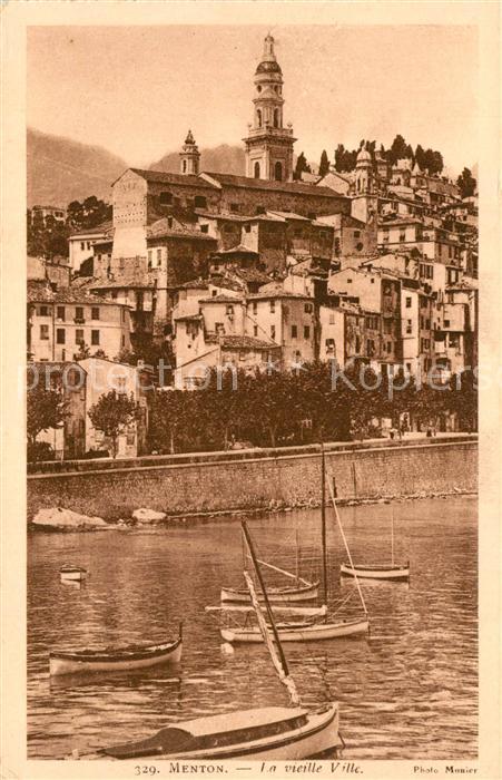 Menton Alpes Maritimes La vieille ville Altstadt Côte d_Azur