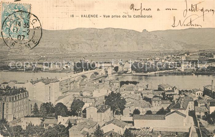 Valence 26 Vue prise de la Cathedrale