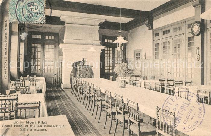 Mont Pilat  Loire Grand Hôtel et Station climatérique Salle a manger