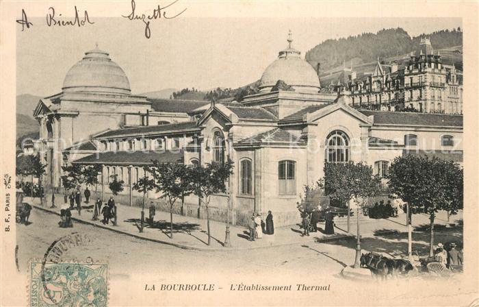 La Bourboule Etablissement Thermal